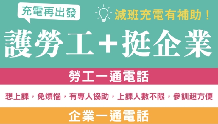 勞動部(充電計畫、安心計畫)-因應嚴重特殊傳染性肺炎協助專區